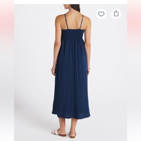 Z Supply Beachside Navy Midi Dress - Picture 2 of 7